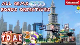 Uptown, Downtown | All Gems | Hidden Objective | 2 Player | Husband Wife | Captain Toad
