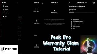 How To Puffco Peak Pro   Puffco App Warranty Claim Tutorial