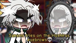 Hashiras react to Sanemi rates the Hashira's eyebrows || GCRV || Demon Slayer ||