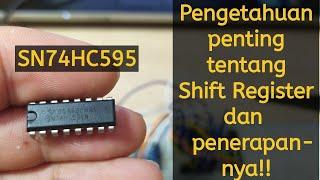 BELAJAR 59 PEMROGRAMAN ARDUINO - Pengetahuan Penting Tentang Shift Register SN74HC595