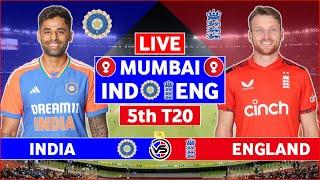 Live: IND vs ENG 5th T20I Mumbai | Live Scores & Commentary | India vs England Live Hindi Commentary