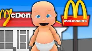 Baby Goes To A MCDONALDS 100 Times...