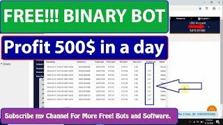 Matches/Differs Binary.com Bot || Binary Option Strategy || 500$ Profit || Matches/Differs Bot
