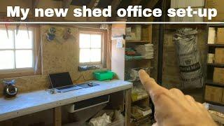 My new shed office set up…