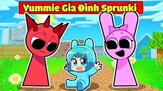 YUMMIE EM BÉ SỐNG CHUNG VỚI GIA ĐÌNH SPRUNKI TRONG MINECRAFT*EM BÉ YUMMIE SPRUNKI