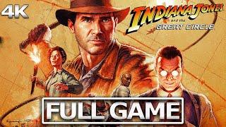 INDIANA JONES AND THE GREAT CIRCLE Full Gameplay Walkthrough / No Commentary【FULL GAME】4K Ultra HD