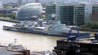 HMS Belfast Canary Wharf London