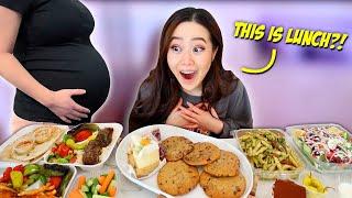 Eating What My 9-Month-Pregnant Sister Eats For 24 Hours Challenge