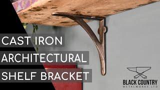 Cast Iron Architectural Shelf Bracket 15 x 15cm