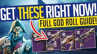 Destiny 2 | GET THESE RIGHT NOW! God Roll Season of Plunder Weapons - Season 18 (MUST HAVE!)