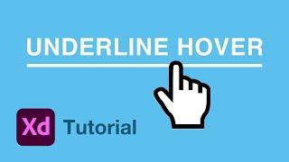 Hover effect Adobe XD tutorial