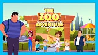 THE ZOO ADVENTURE | ZOO Animals for Kids | Learn with Tia & Tofu | English Speaking Stories For Kids