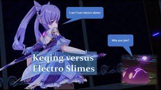 [Honkai Impact 3] Keqing vs Electro Slimes?!