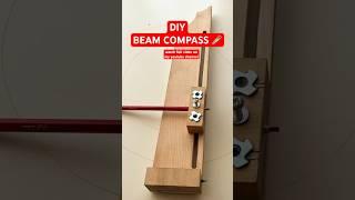 how to make diy beam compass/ trammel #diyprojects #diywoodcraft #woodworkingtools #diyeasycrafts