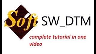 how to draw contour L profile cross section in autocad using sw dtm