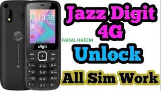 How to unlock Jazz digit 4G Mobile unlock All sim working without Box without Dongle Free File