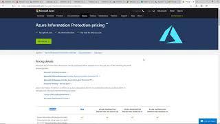 Azure Information Protection- Plan Comparison