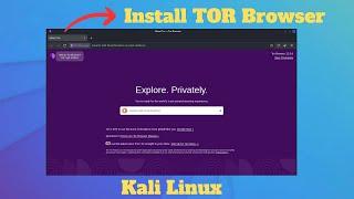 How to Install TOR Browser in Kali Linux