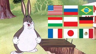 "Big Chungus" in Different Languages | Bugs Bunny MEME | Wabbit Twouble | Multi-language