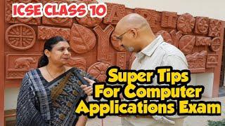 If you want to score 100/100 in Computers Applications Exam, Watch this Video | ICSE Class X