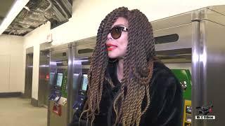 Wendy Williams Hiding In Plain Sight In The NYC Subway