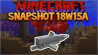 Minecraft 1.13: Snapshot 18w15a - NEW Dolphin MOB! Conduit Block & Heart Of The Sea