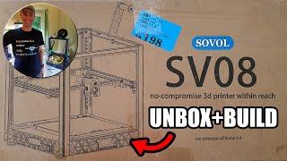 Sovol SV08 Production Unit  Unboxing  Assembly  Detailed Step-by-step Guide