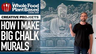 CREATIVE PROJECTS  How I Create BIG Chalk Murals