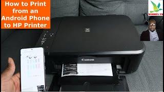 How to Print from an Android Phone to Canon Printer