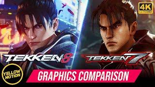 JIN Kazama looks STUNNING! TEKKEN 8 vs TEKKEN 7 - Graphics & Character Design Comparison [4K]