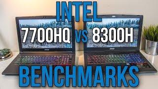 Intel i7-7700HQ vs i5-8300H - Laptop CPU Comparison and Benchmarks