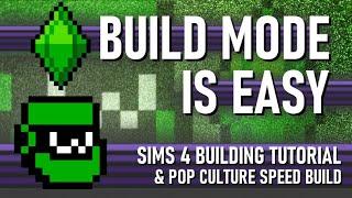 The Sims 4 - Building Tutorial & Pop-Culture Speed Build NOCC Part 1