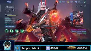 NEW FARAMIS SKIN!! SKIN MYTHIC FARAMIS INFERNAL MAGISTER - Mobile Legends