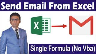 Send Email from Excel Automatically | No VBA | MRB Tech Solutions