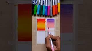 Brush Pen Testing Doms Brush Pen Colours Rainbow  #viral #drawing #brushpen