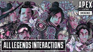 NEW All Legends Interaction with MURALS in Big Maude - Apex Legends