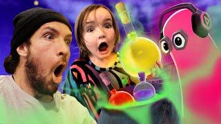 MAGiC POTiONS and RAiNBOW GHOSTS?!  Mystery Drink Game with Niko & Dad playing pirate island roblox