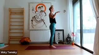 Improve your posture in Tadasana and in Life with Vicky Tomsky