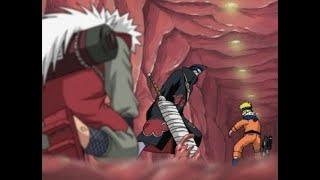 Jiraiya vs Itachi & Kisame   Jiraiya saves naruto & Sasuke   Itachi breaks Sasuke Hand   Naruto