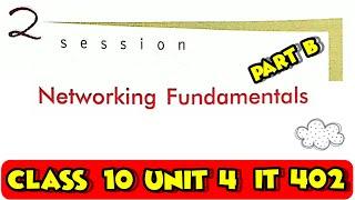 Networking Fundamentals Unit 4 Sumita Arora Class 10th IT 402 Session 1 Part B