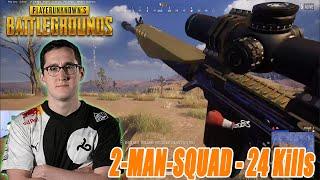 PUBG Gameplay |Hwinn, Ashleykan 2-MAN-SQUAD (24 Kills)