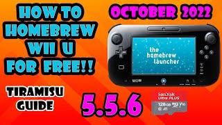 How to Homebrew Wii U 5.5.6 (The Easy Way!) [Tiramisu Guide WORKING MAY 2023]