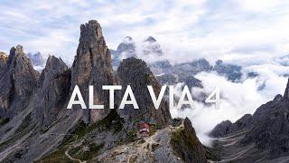 Solo hiking the Alta Via 4 Dolomites