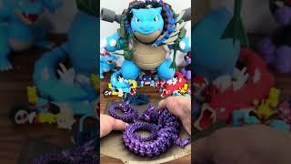 3d printed Silky Dragons #toys #bambulab  #satisfying #asmr #dragon