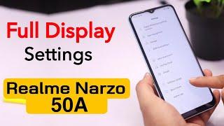 Realme Narzo 50A: How to Enable Full Display Gesture |Realme Narzo 50A me Full Screen Set Kaise Kare