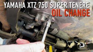 Motor Oil & Filter Change  - 1993 Yamaha XTZ 750 Super Tenere