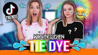 WIR TESTEN TIE DYE UND VERZWEIFELN KOMPLETT (TikTok made us do it)