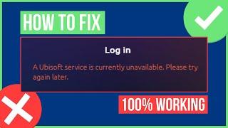 A UBISOFT SERVICE IS CURRENTLY UNAVAILABLE FIX | Fix Ubisoft Connect Not Working (2024)