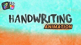 Create This Stop Motion Handwriting Animation FAST! • Motion 5