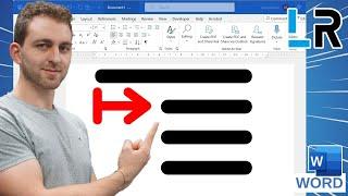 Indent 2ND line of paragraph in MS Word   1 MINUTE